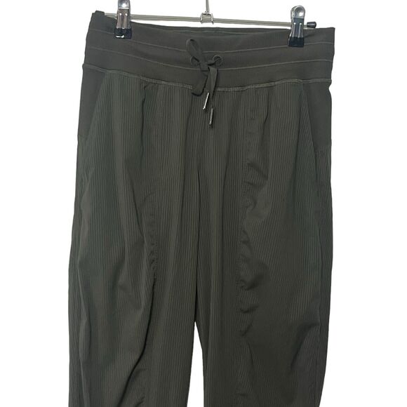 Lululemon Dance Studio Jogger Pants Women’s Size 4 Dark Olive Cropped Stretch - Picture 3 of 12